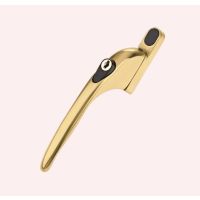 Key Lockable Brass Window Handles for Casement Tilt Turn Windows, Secure Child Safety and Anti-Burglary Locking Handles with Square Spindle Operation
